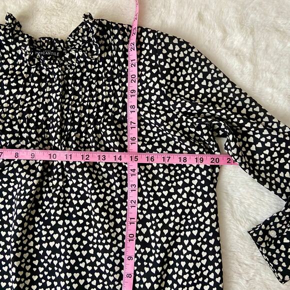 J. Crew Hearts Print Blouse - Picture 5 of 5